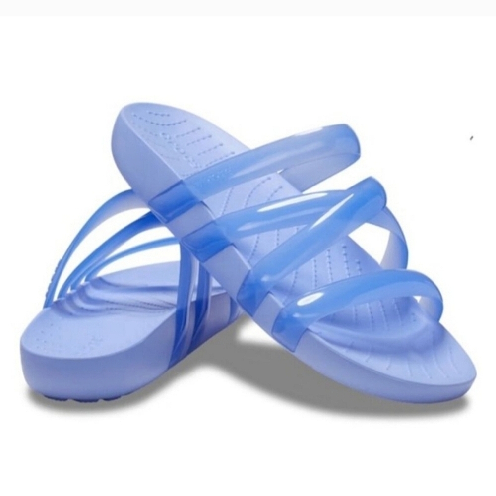 CROCS Purple Splash Strappy Sandals